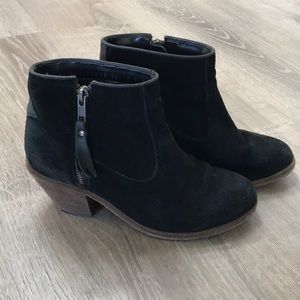 Gabriella Rocha black leather booties boots